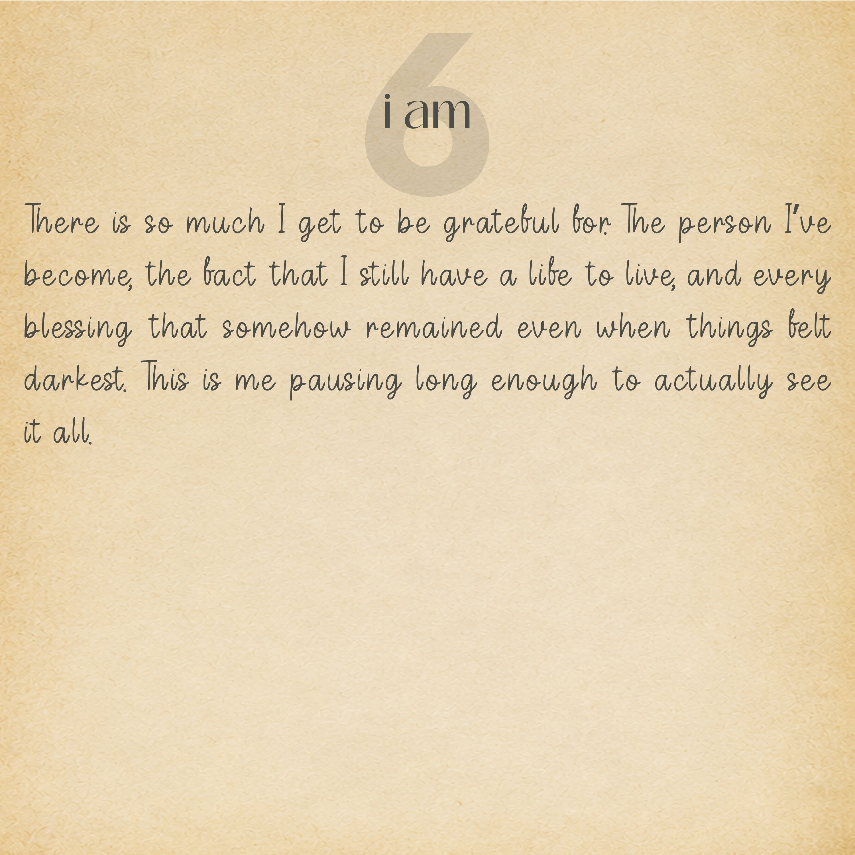 i am – song notes